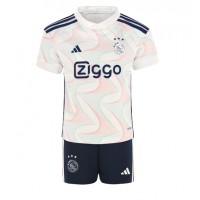 Camiseta Ajax Segunda Equipación Replica 2023-24 para niños mangas cortas (+ Pantalones cortos)